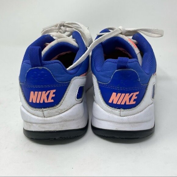 Nike Women's Shoes Runner 882267-100 White and Blue Running Trainers Size 7.5 - Picture 5 of 13